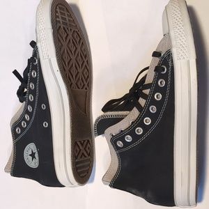 Converse All Star Chuck Taylor Black and grey double tongue and body, Men's 9